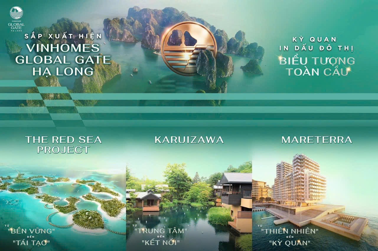 Vinhomes Global Gate Hạ Long - Thành phố kỳ quan kết nối toàn cầu bên Vịnh di sản Quốc tế.